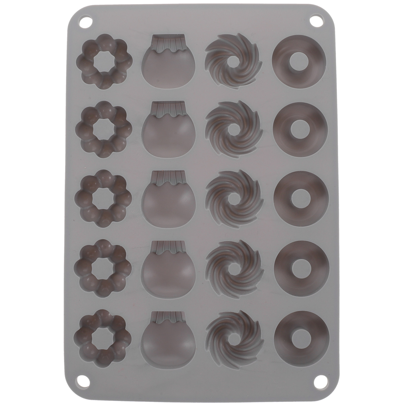 Donut Mold Silicone - Mini Silicone Donut Mold Premium Non-Stick