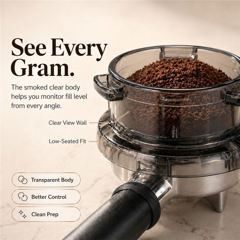 A65T-Twist-Lock Portafilter Do - Breville Espresso Barista Express review and price