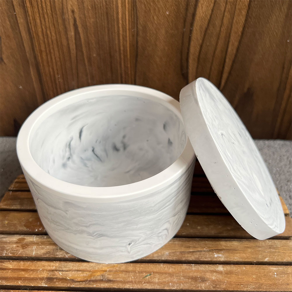 Round Cement Candle Canister S - Potsticker Mold review and price