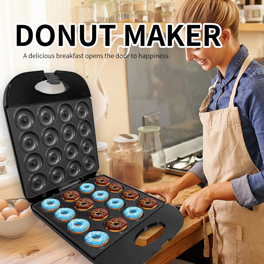 Large 16-Hole Donut Maker Hous - Mini Pancake Griddle review and price